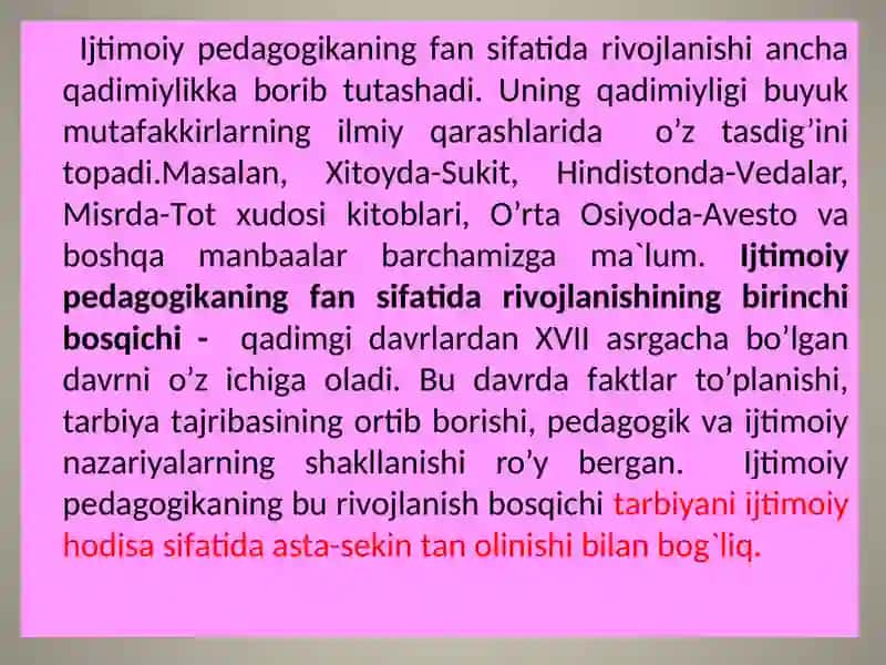 Ijtimoiy pedagogikaning rivoyatlar tarihiga kirish 4