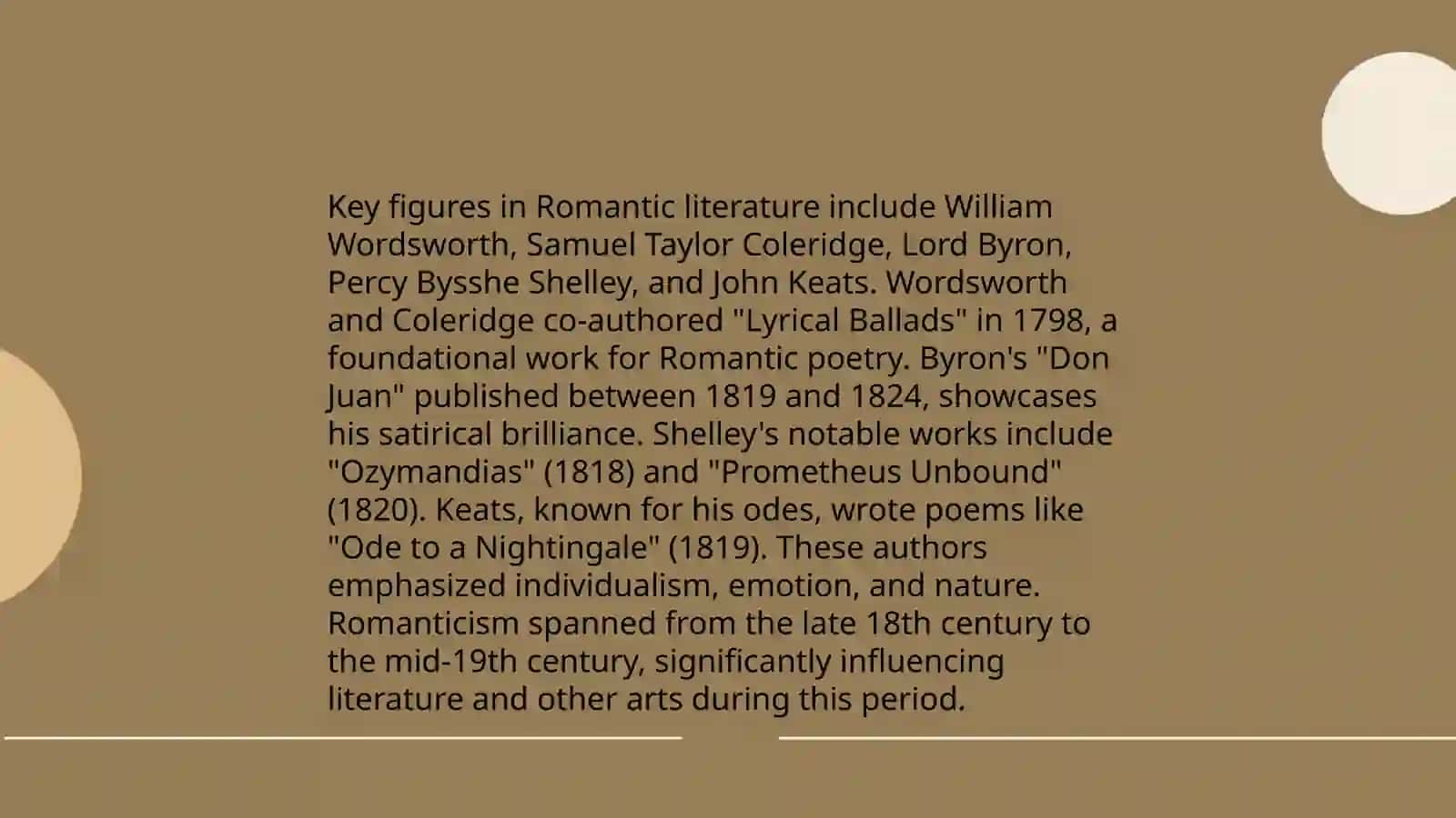 about romanticism 4