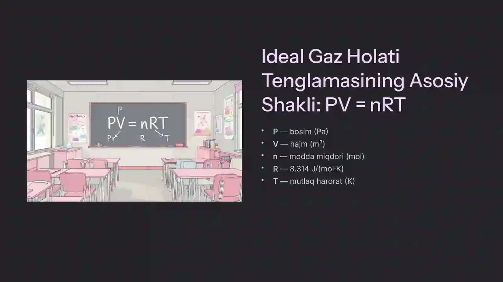 Ideal Gaz Holati Tenglamasi: Tabiat Qonunlarini Tushunish 4