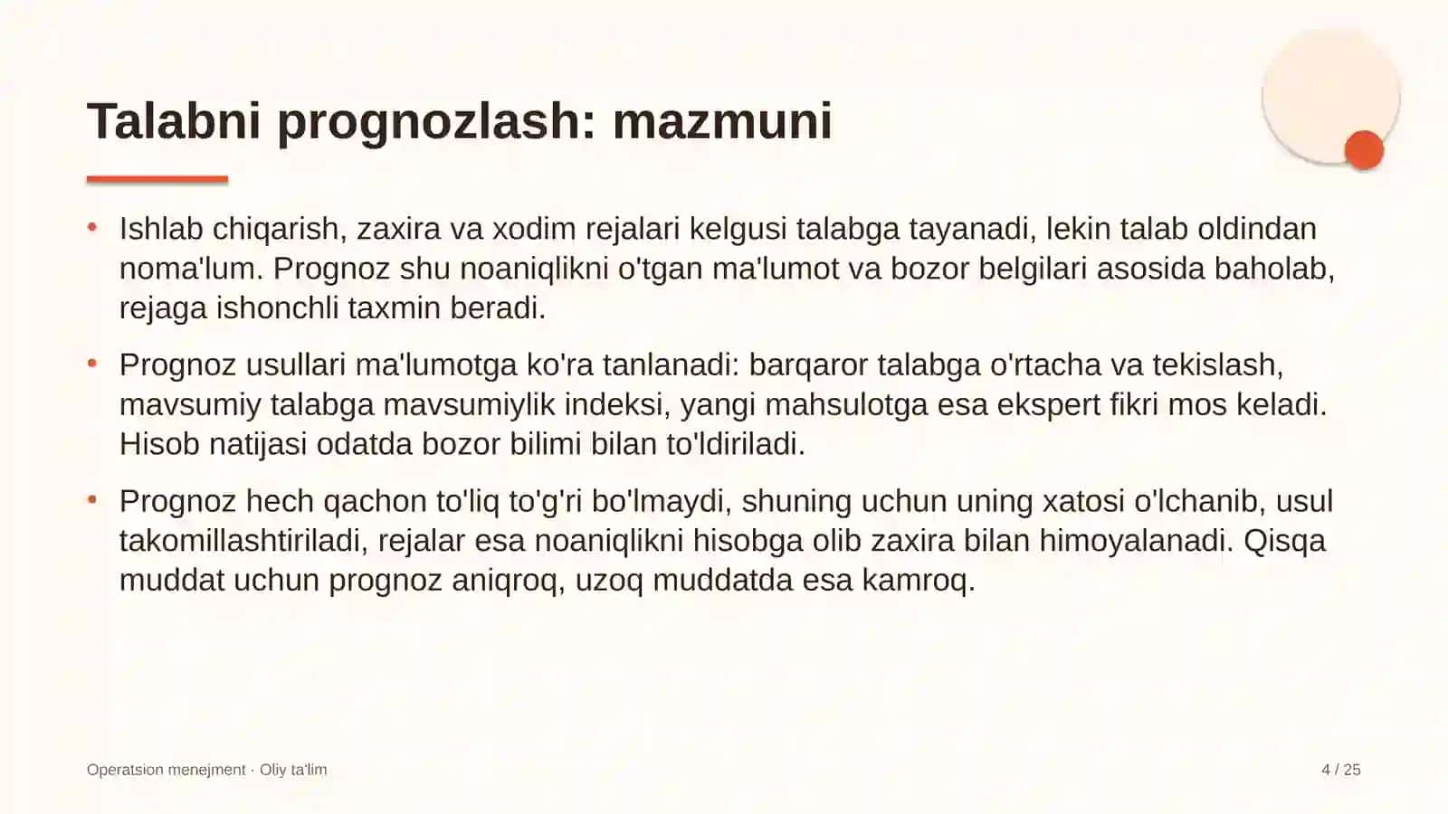 elektr podstansiyalarida operatsion rejalashtirishda talabni prognozlash 8703 4