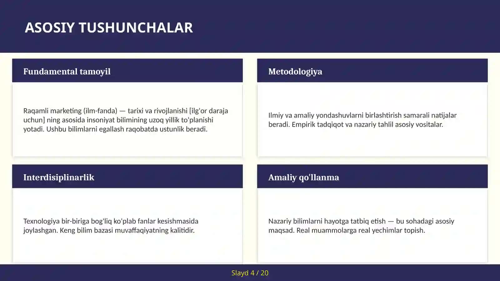 RAQAMLI MARKETING (ILM-FANDA) — TARIXI VA RIVOJLANISHI [ILG'OR DARAJA UCHUN] 4