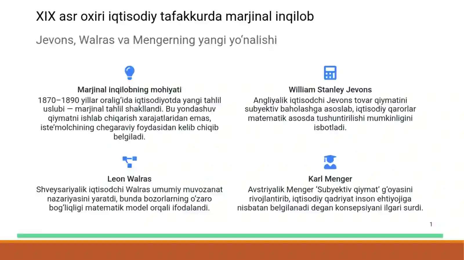 MАRJINАLIZM IQTISODIY TА’LIMOTI XUSUSIYАTLАRI 4