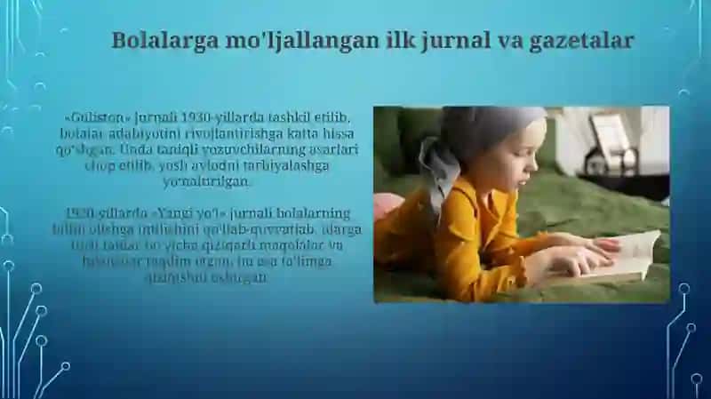 Milliy uygʻonish davri oʻzbek bolalar adabiyoti 4