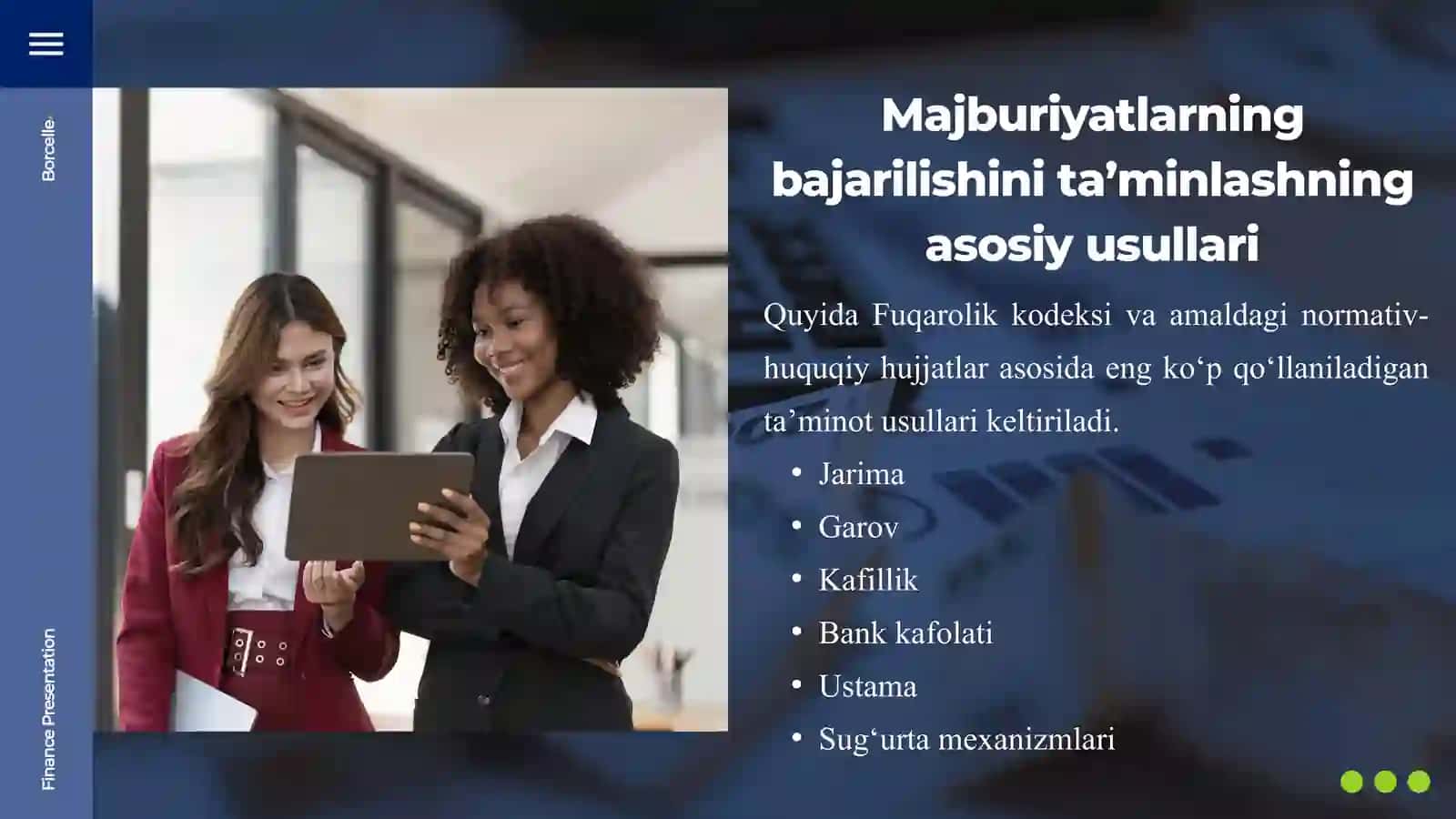 TADBIRKORLIK SOHASIDA MAJBURIYATLARNING BAJARILISHINI TA’MINLASH USULLARI 4
