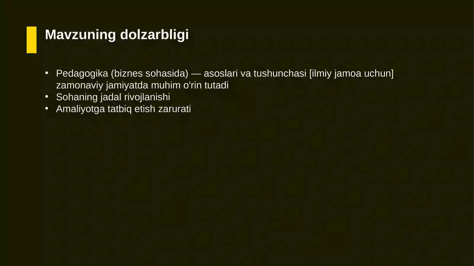 Pedagogika (biznes sohasida) — asoslari va tushunchasi [ilmiy jamoa uchun] 4
