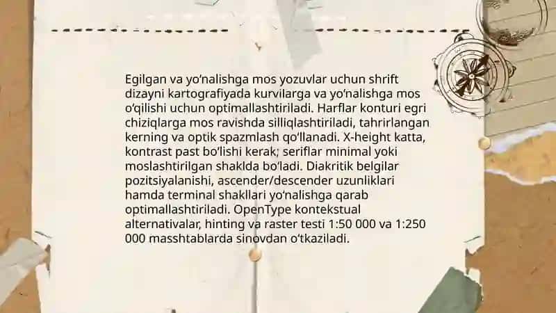 Kartografik shriftlar 4