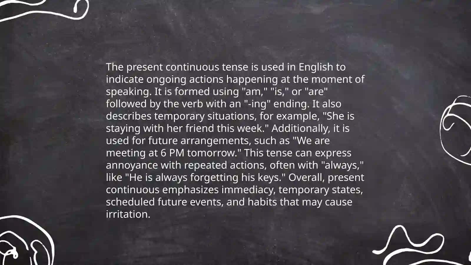 Present Continuous 4