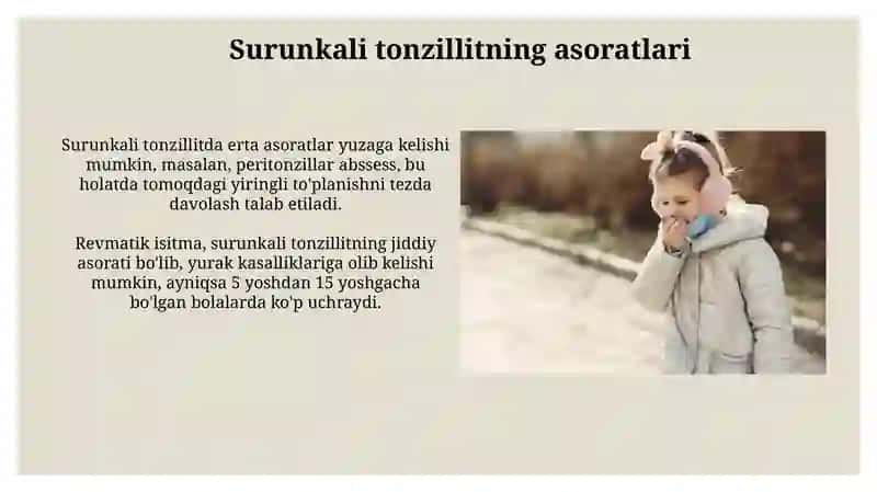 Surunkali tonzillitni diagnostika qilish usullari 4