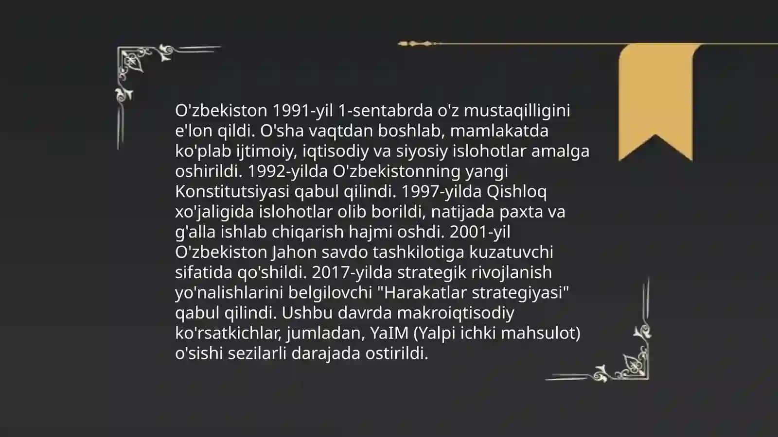 I.a.karimovning Oʻzbekiston respublikasi prezidenti etib saylanishi 4