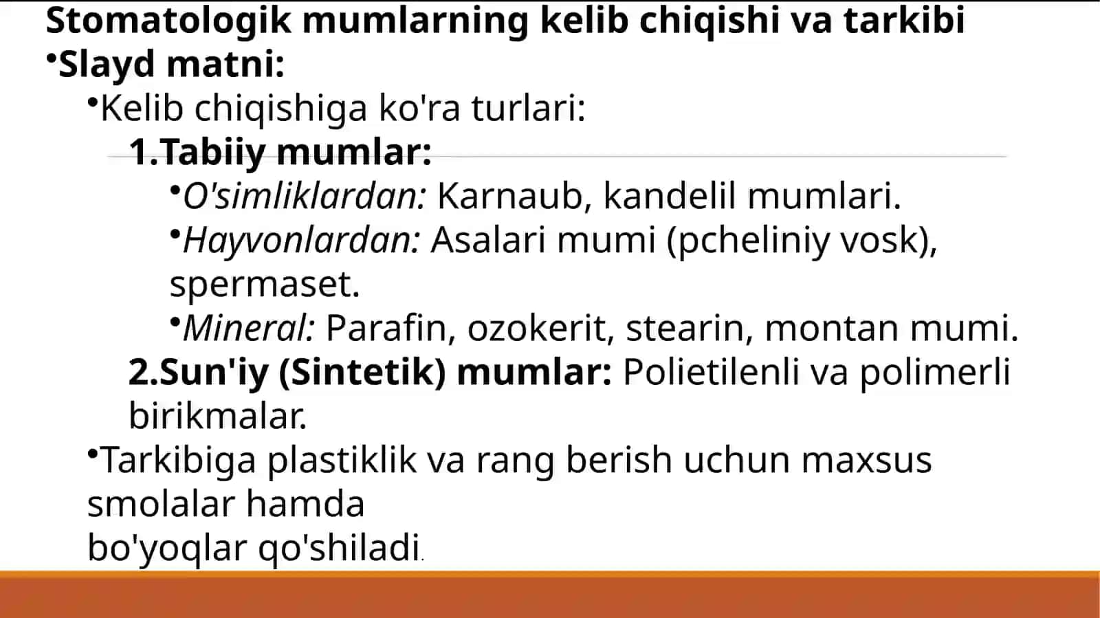 Ortopedik Stomatologiya Propedevtika Shakllantiruvchi Materiallar 4
