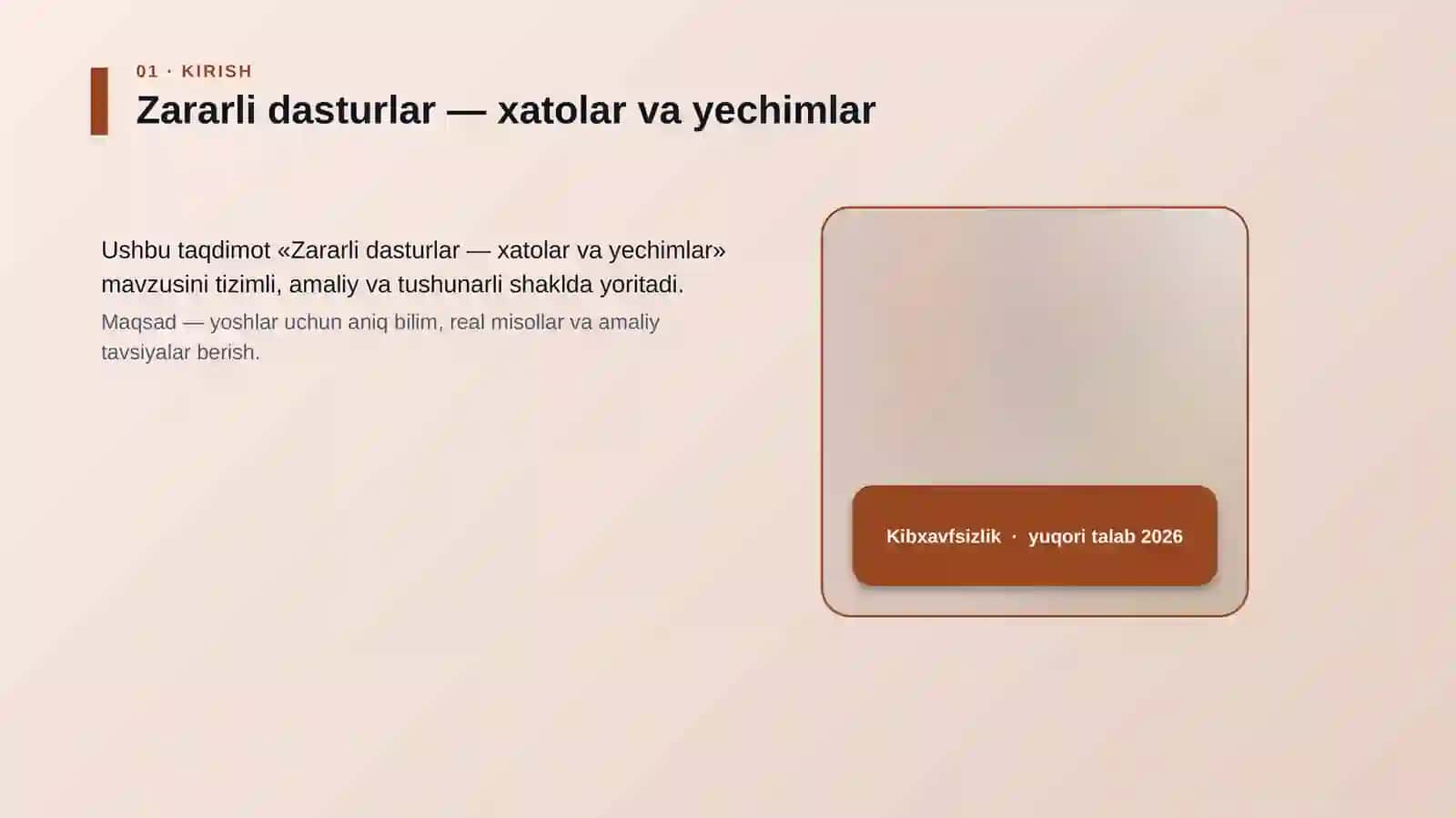 Zararli dasturlar — xatolar va yechimlar 4
