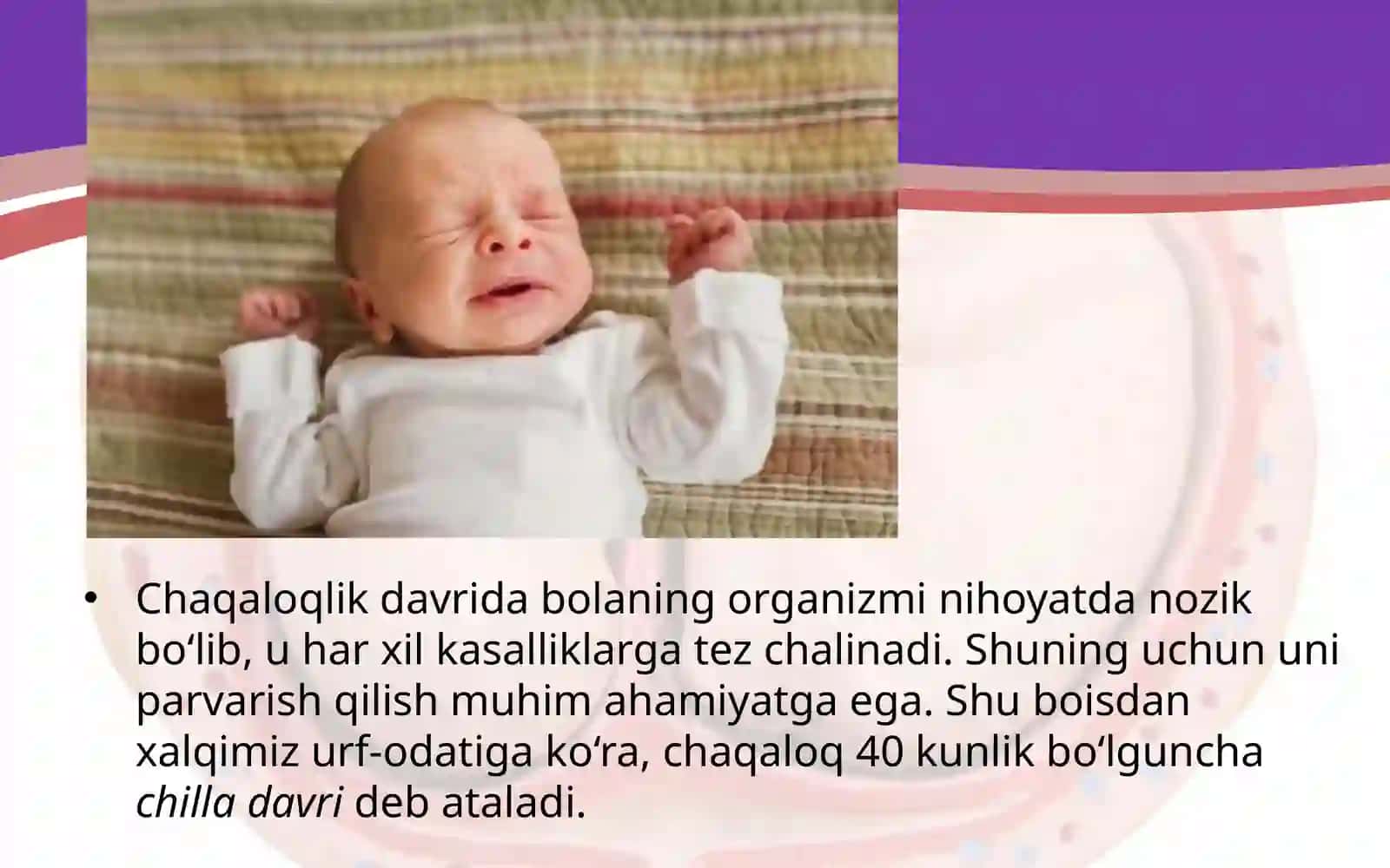 Bolaning o‘sishi va rivojlanishi 4