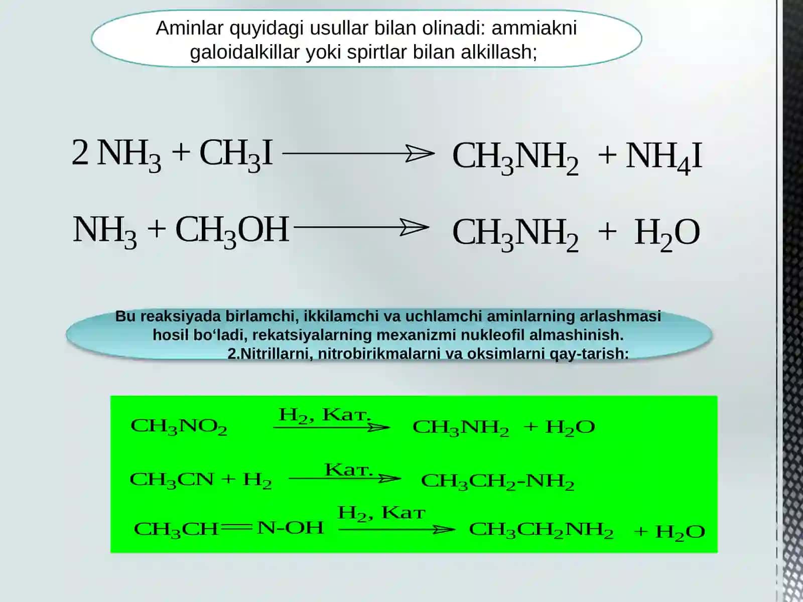 Alifatik aminlar 4