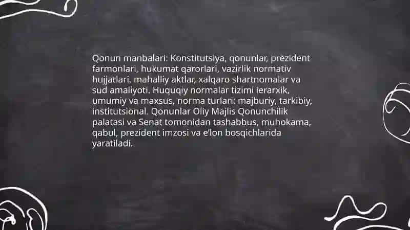 Qonunlar qanday paydo bo'lgan. Qonunchilik palatasi va senat bilan tanishish 4