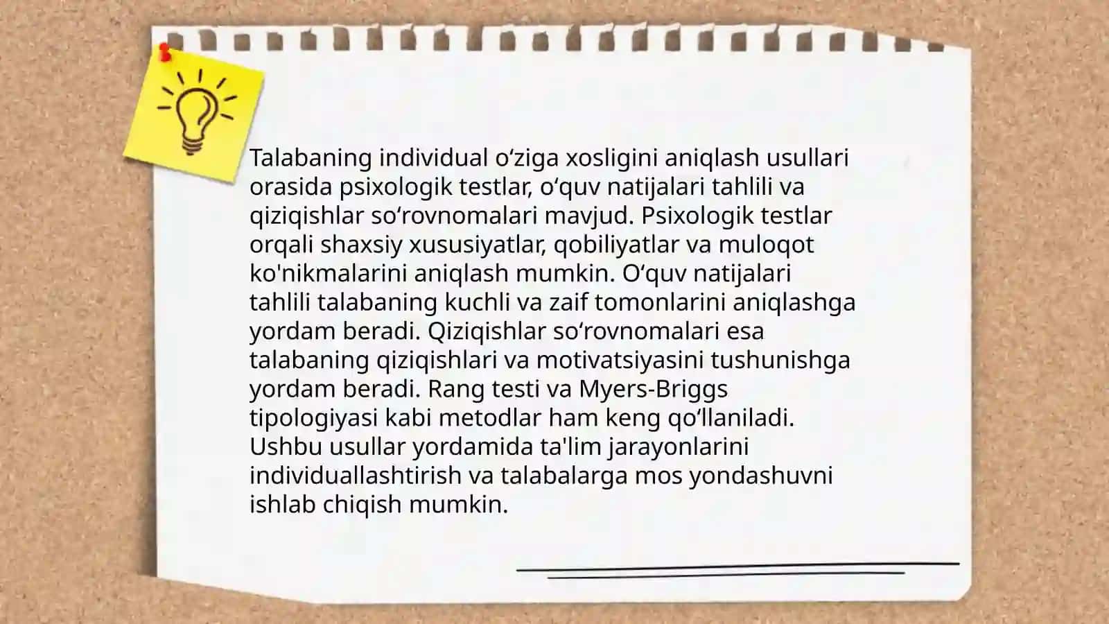 Shaxsga yoʻnaltirilgan taʼlim texnologiyasi 4