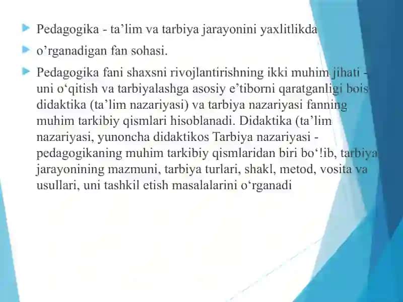 Pedagogika fanini maqsad vazifalari va ilmiy tadqiqot metodlari 4