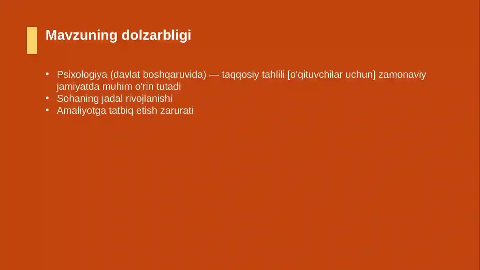 Psixologiya (davlat boshqaruvida) — taqqosiy tahlili [o'qituvchilar uchun] 4