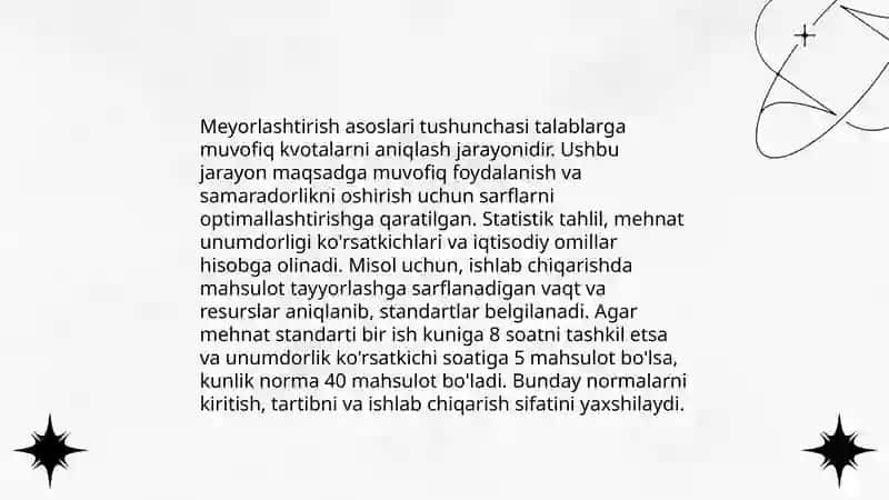 Baholash shkalalari, meyorlari 4