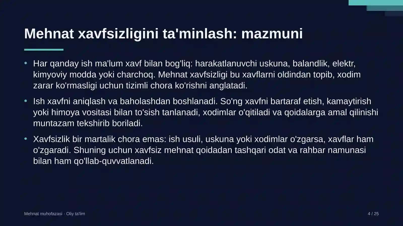 sug'urta kompaniyalarida mehnat xavfsizligini ta'minlash 8538 4