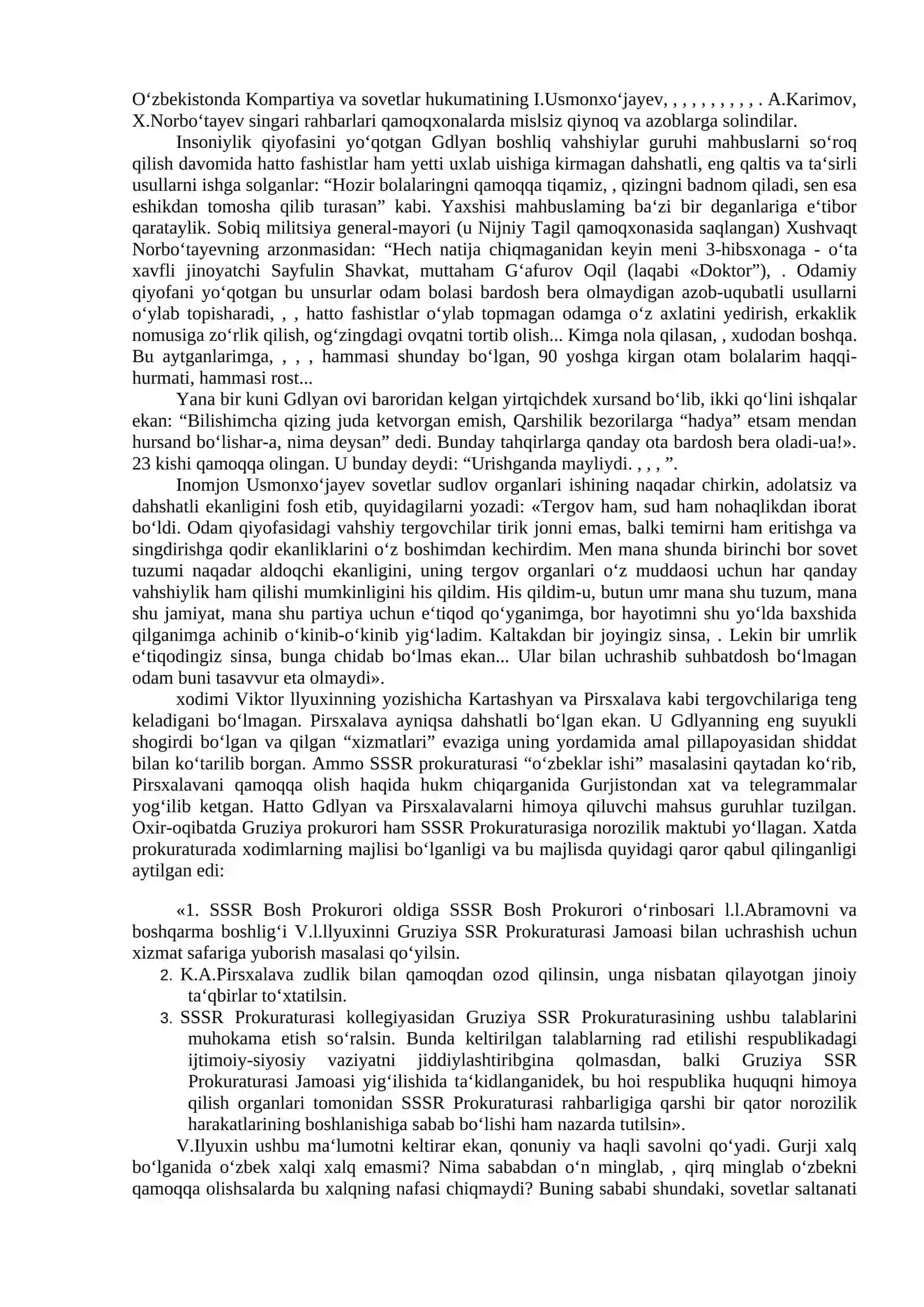 MUSTAQILLIKKA ERISHISH ARAFASIDA OʻZBEKISTONDAGI IJTIMOIY-SIYOSIY JARAYONLAR 4