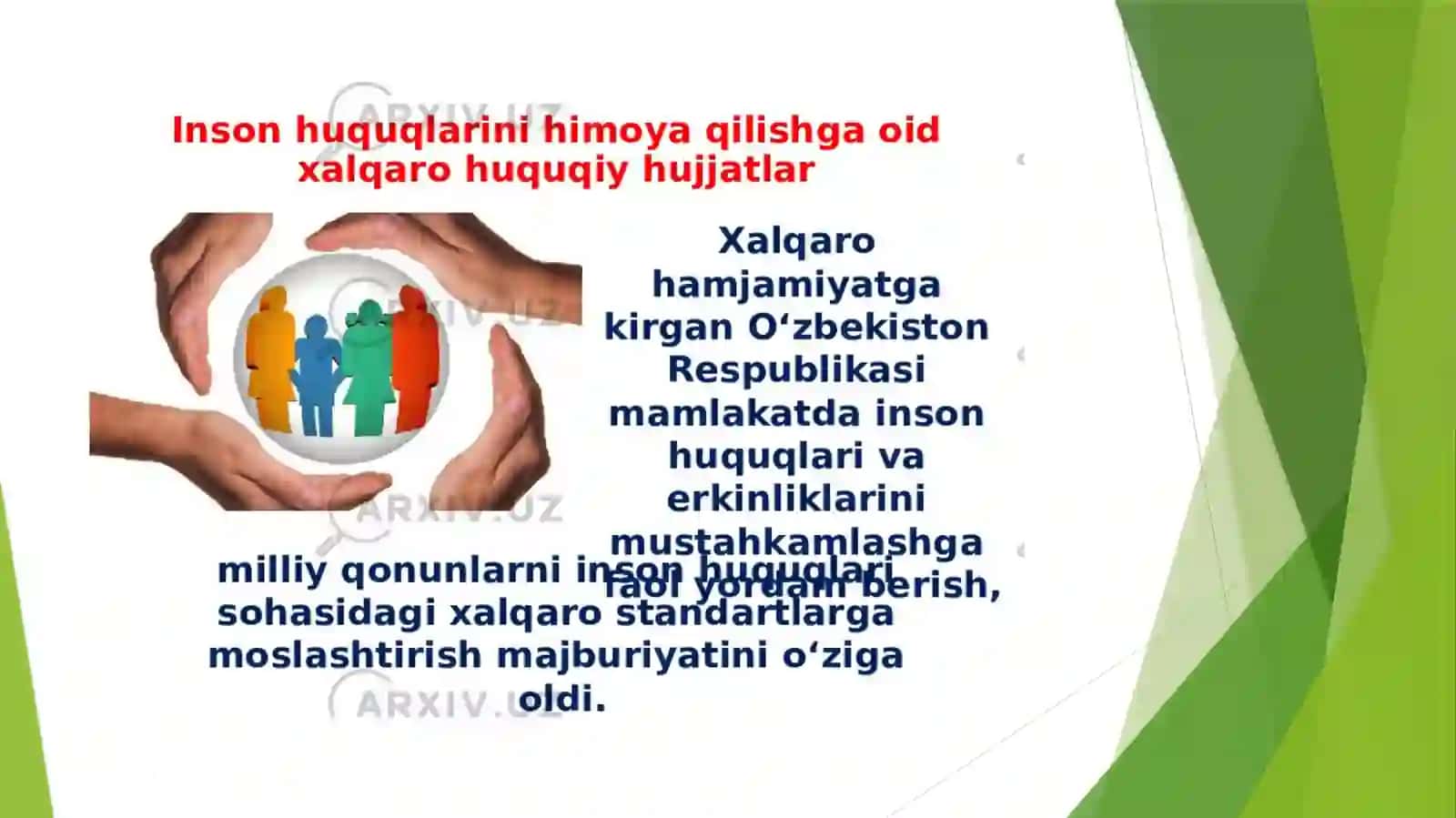HUQUQ NIMA VA U INSONGA HAYOTIDA QANDAY AHAMIYATGA EGA? 4