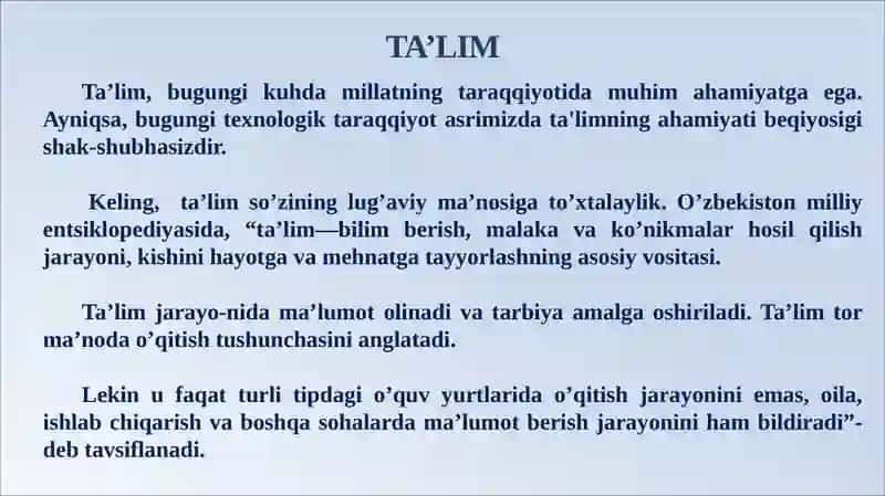 Yangi O‘zbekistonda Prezident rahbarligi va tashabbusi ostida amalga oshirilayotgan islohotlar 4