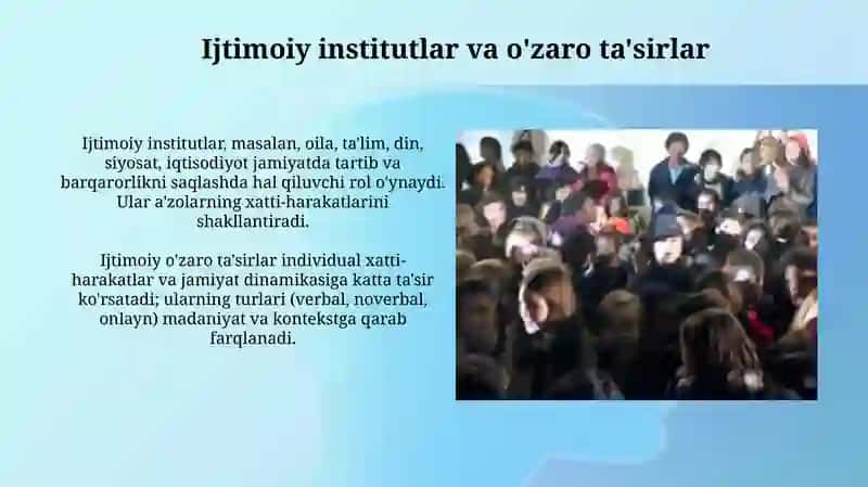 Ijtimoiy muhit 4