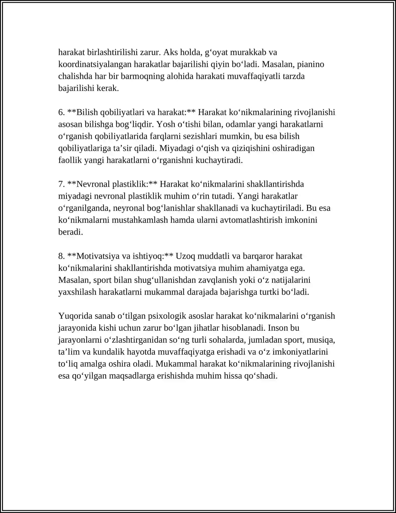 TA’LIM JARAYONIDA BOLALAR HARAKAT KO‘NIKMALARINING SHAKLLANISH QONUNIYATLARI 4