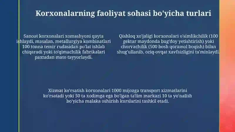 Korxonaturlari 4