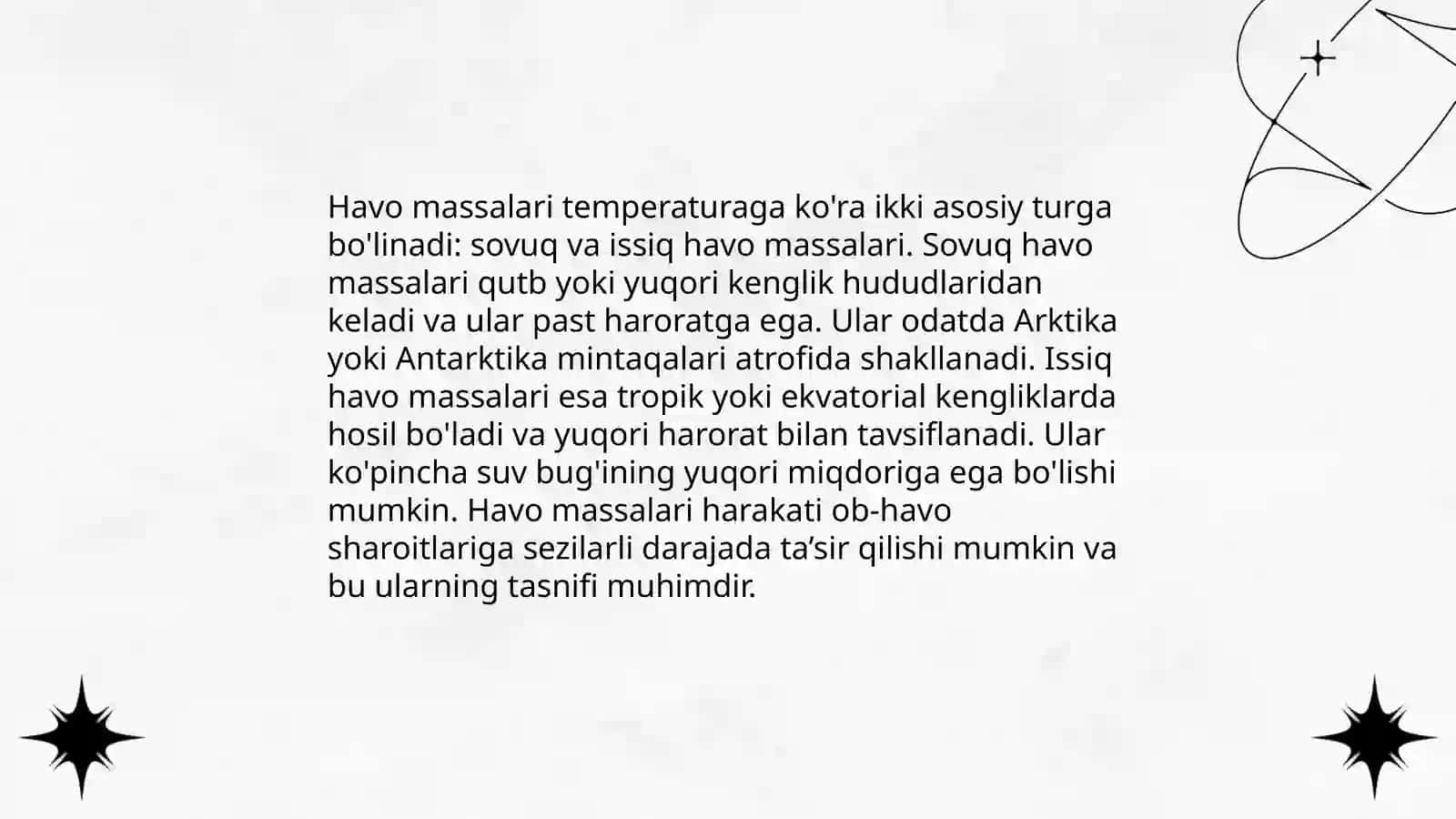 Havo massalari turlari 4