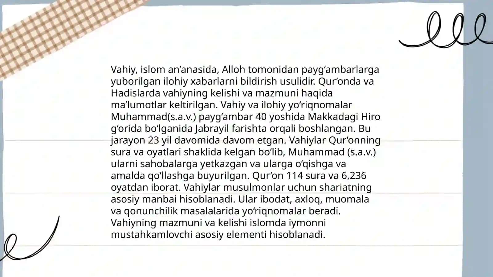 Vahiyning boshlanishi 4