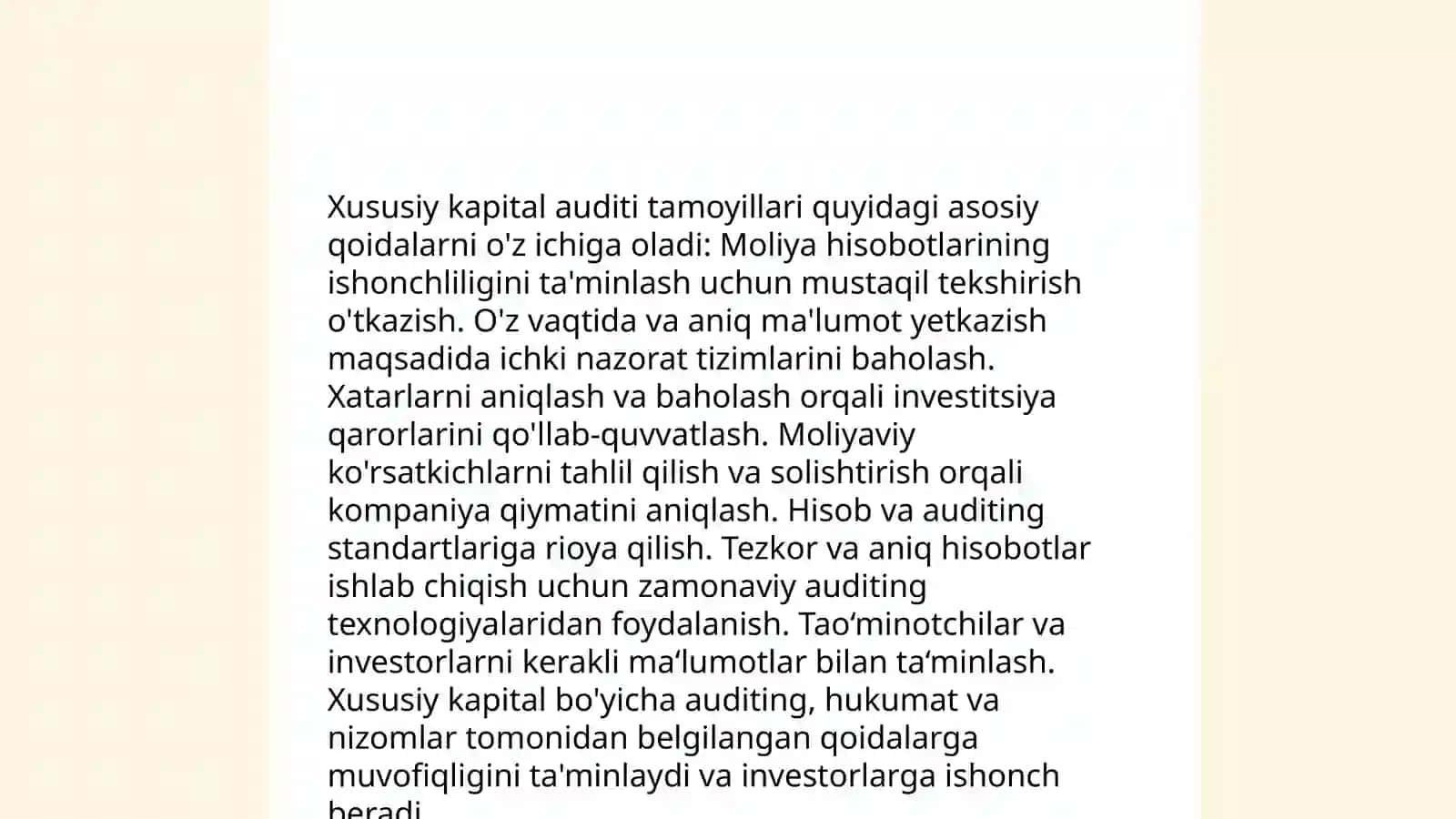 Xususiy kapital auditi 4