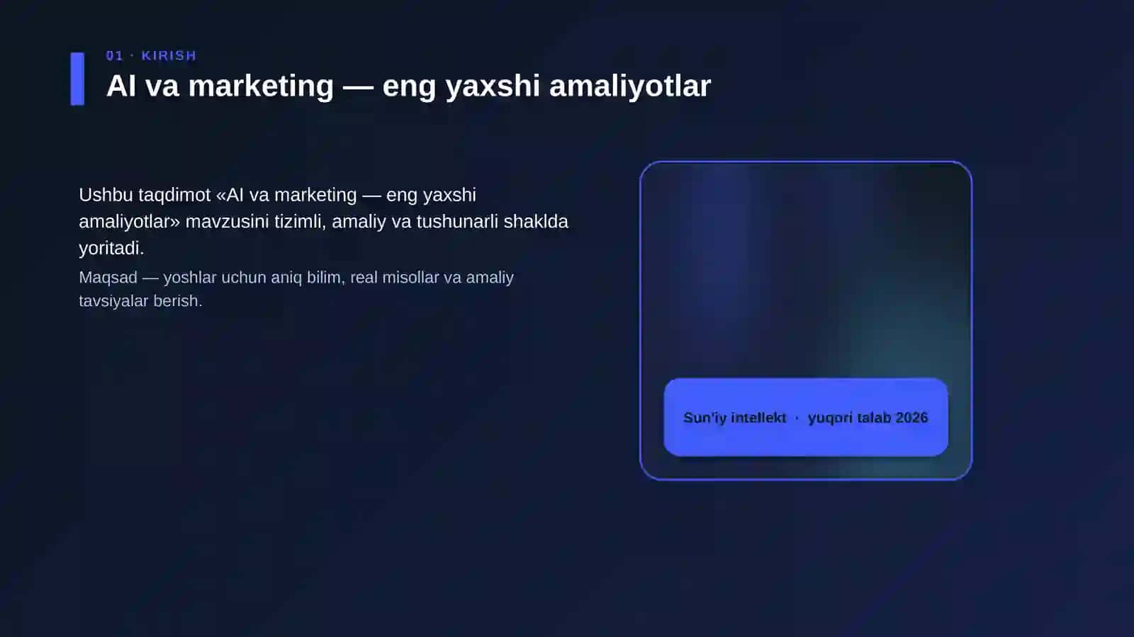AI va marketing — eng yaxshi amaliyotlar 4