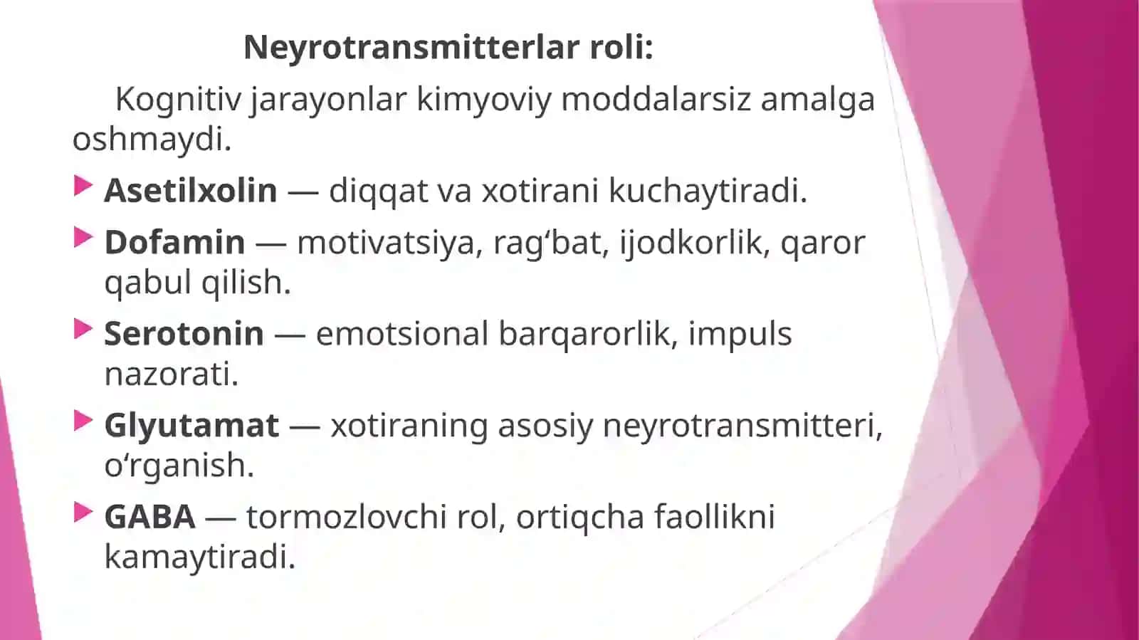 KOGNITIV SOHA PSIXOFIZIOLOGIYASI 4
