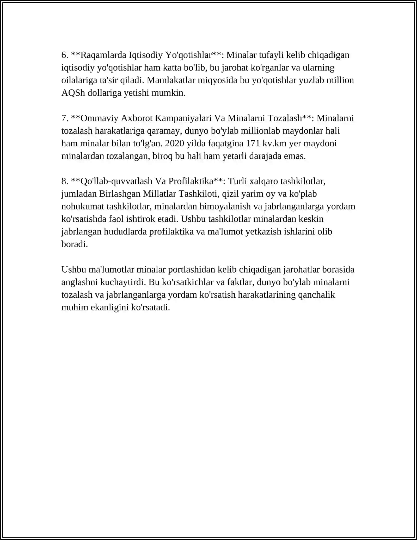 MINA PORTLASHDAN SHIKASTLANISHLAR 4