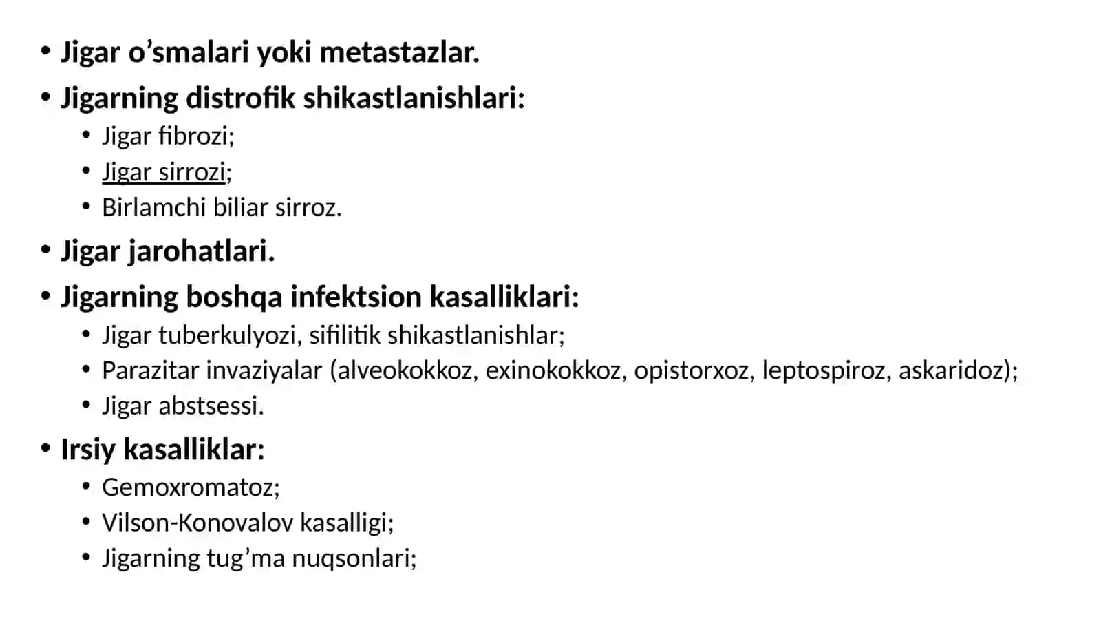 Jigarning asosiy kasalliklari 4