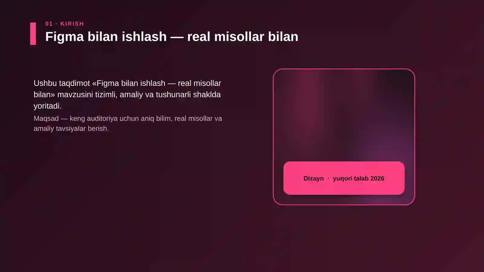 Figma bilan ishlash — real misollar bilan 4