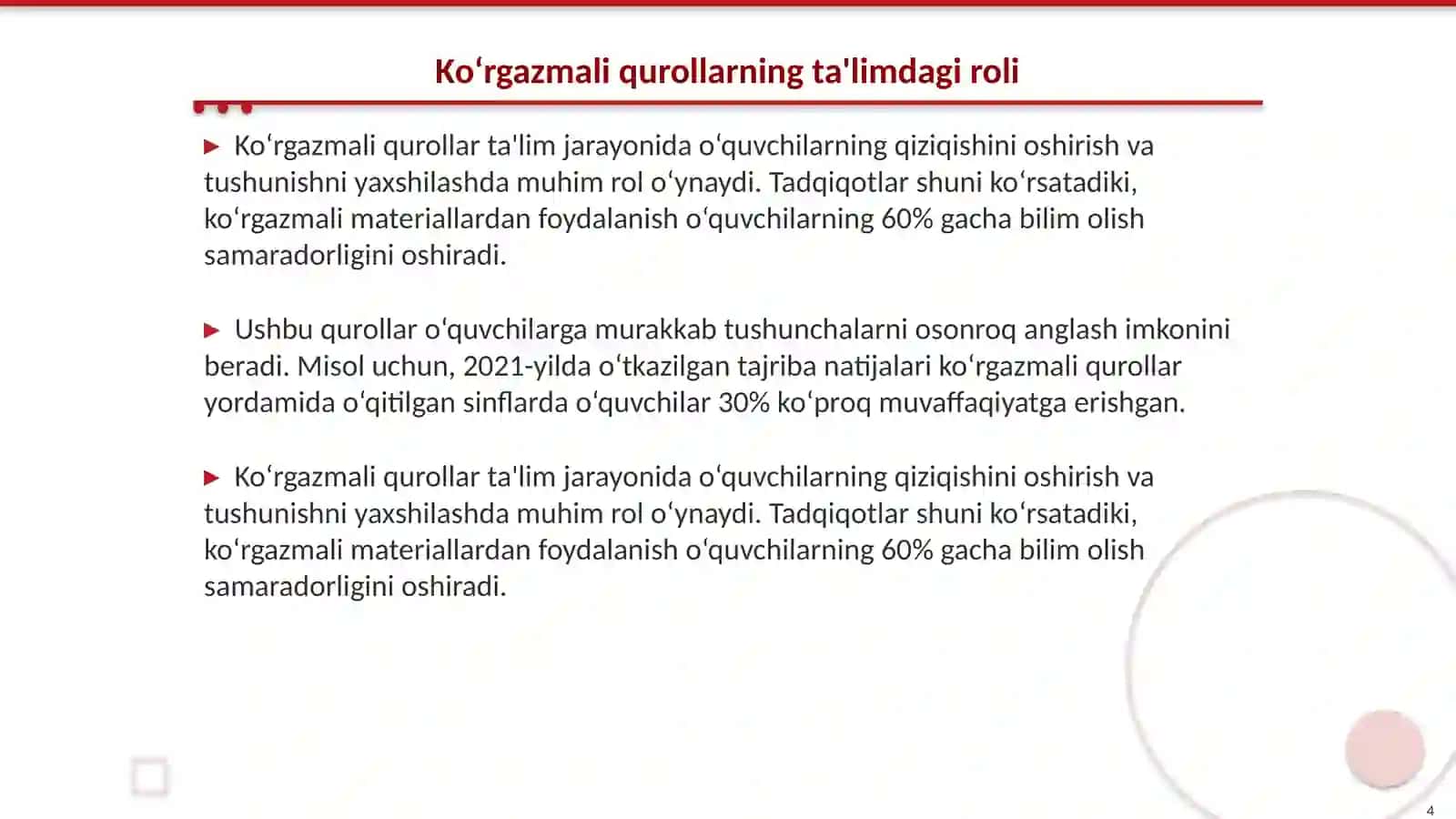 Inklyuziv sinflarda o‘quvchilar bilan ko‘rgazmali qurollar tayyorlash 4