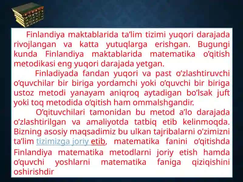 RIVOJLANGANXORIJIY MAMLAKATLARDA TA’LIM TIZIMI 4
