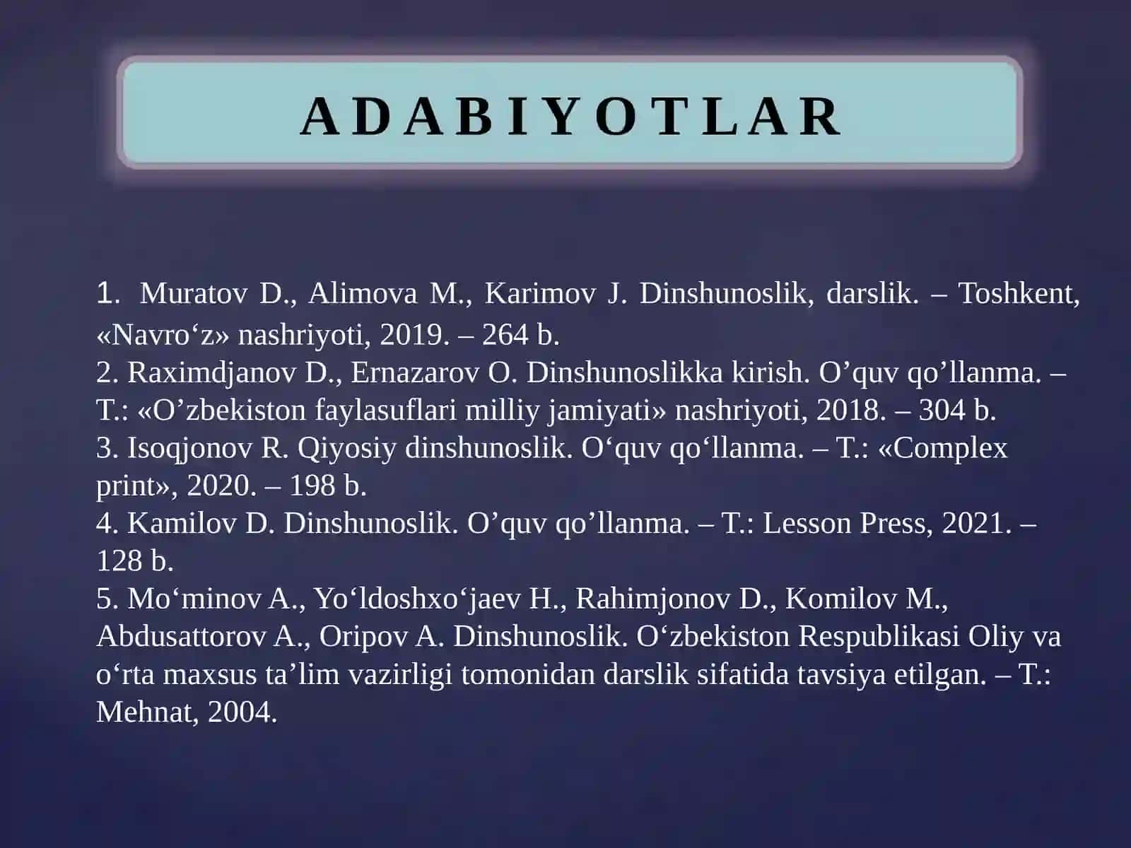 XRISTIAN DINI TARIXI VA ASOSIY G`OYALARI 4