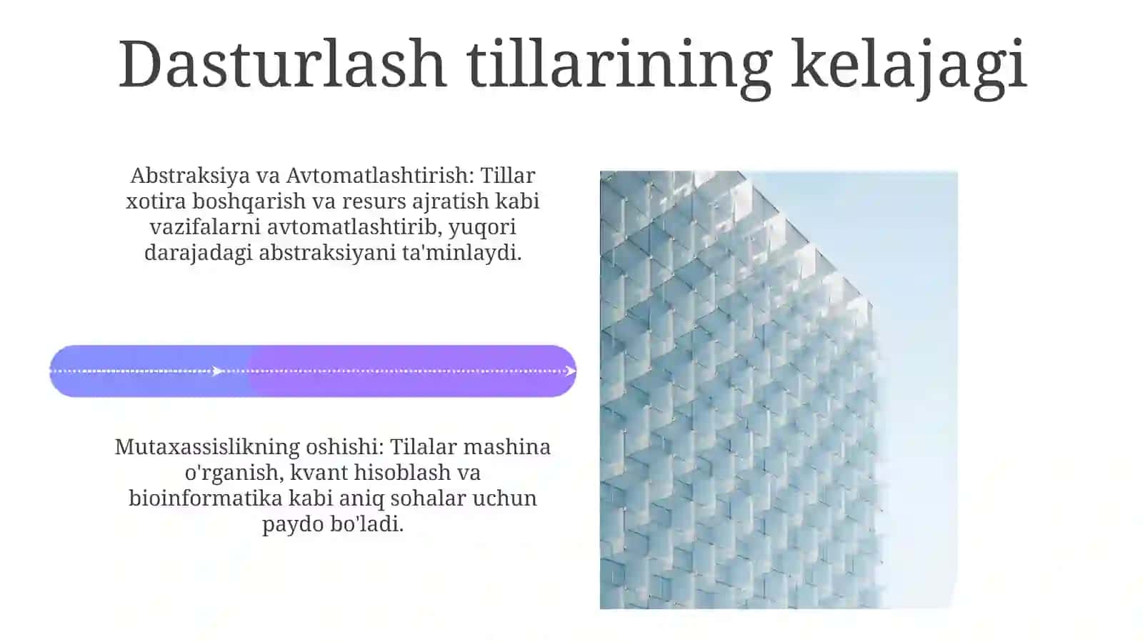 Zamonaviy Dasturlash Tillari 4
