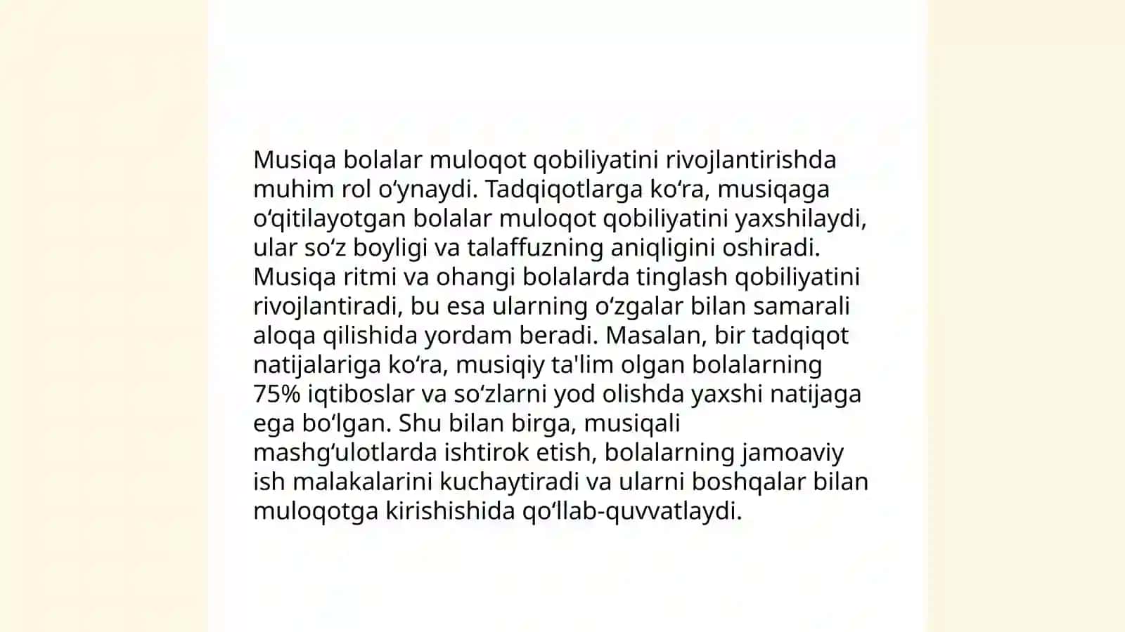 Musiqa ta'limini bolalarni maktabga tayyorlashdagi o‘rni 4