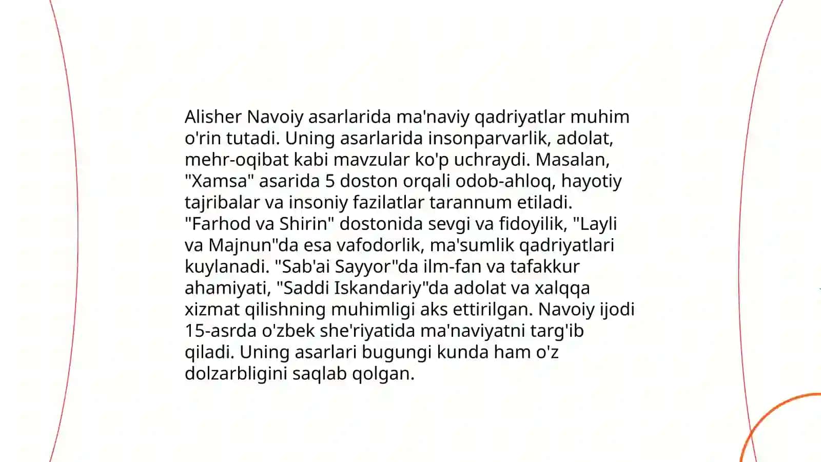 Alisher Navoiy ilmiy merosini o'rni 4