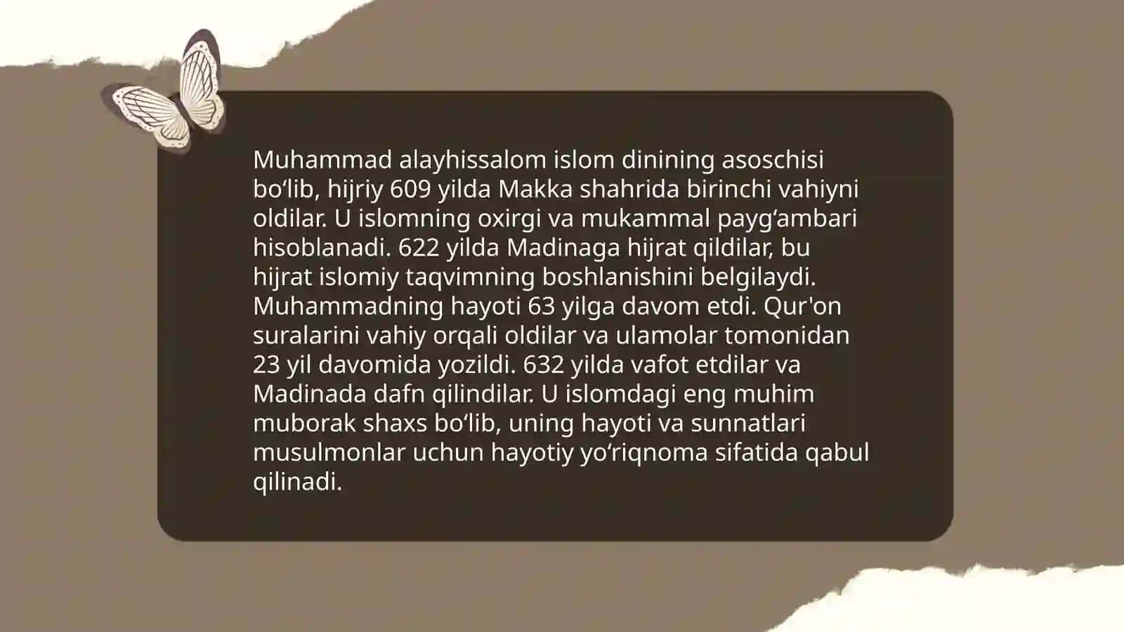 Muhammadumar hayoti 4