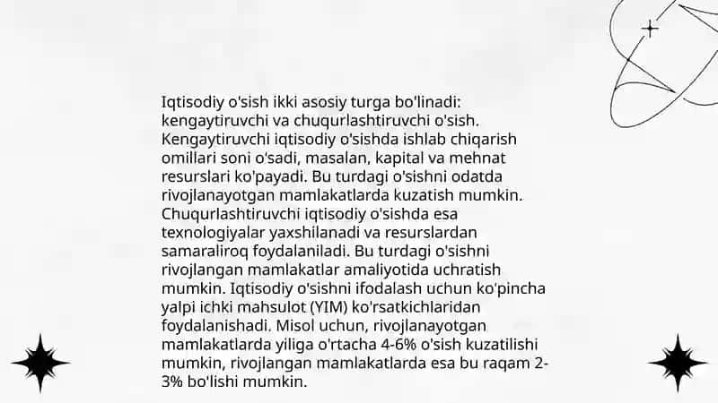 Iqtisodiy o'sish 4
