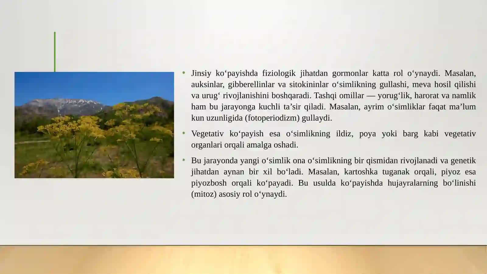 Oʻsimliklarning koʻpayish fiziologiyasi 4