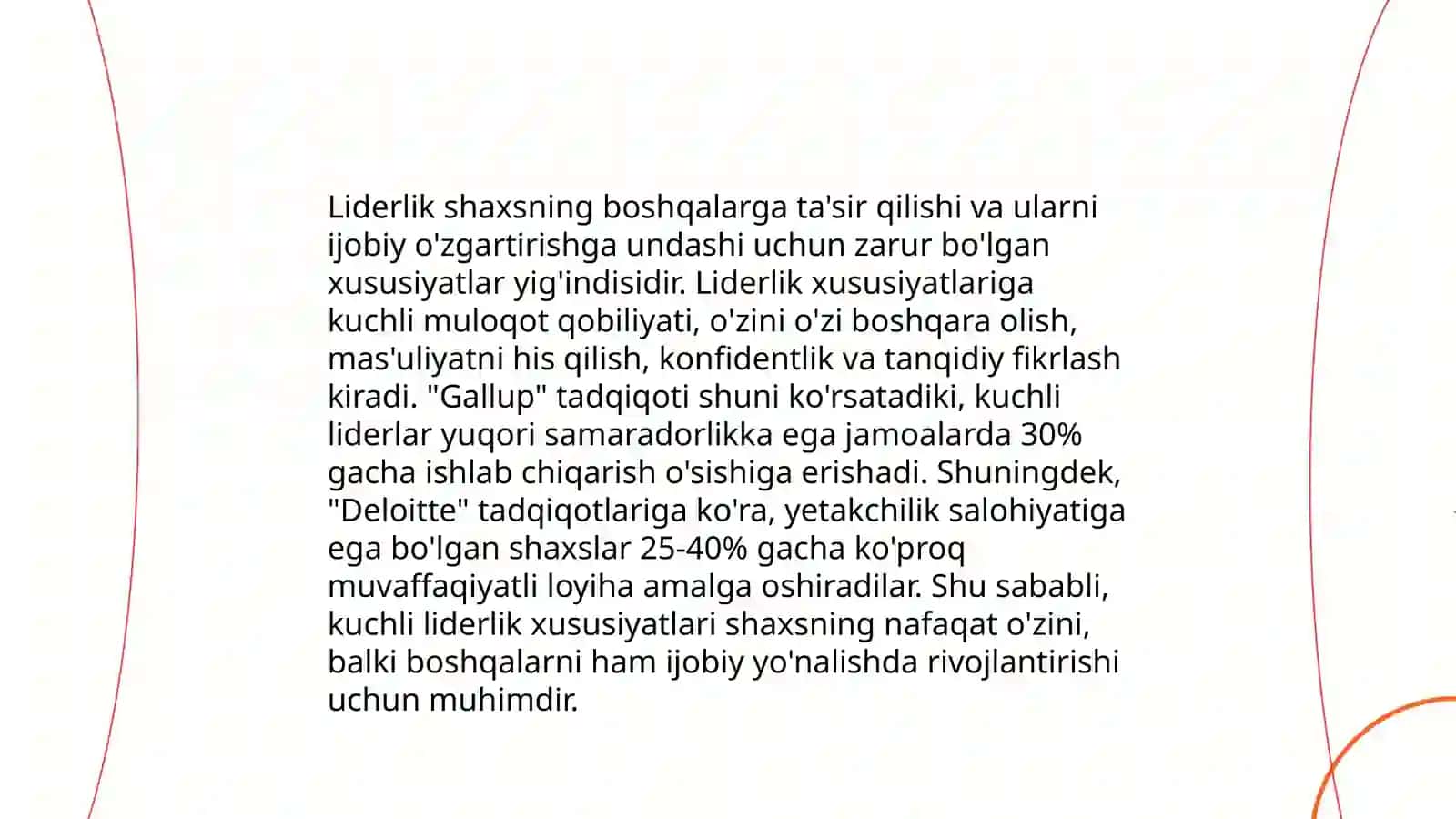 Shaxs va uning liderlik qobiliyatlari 4