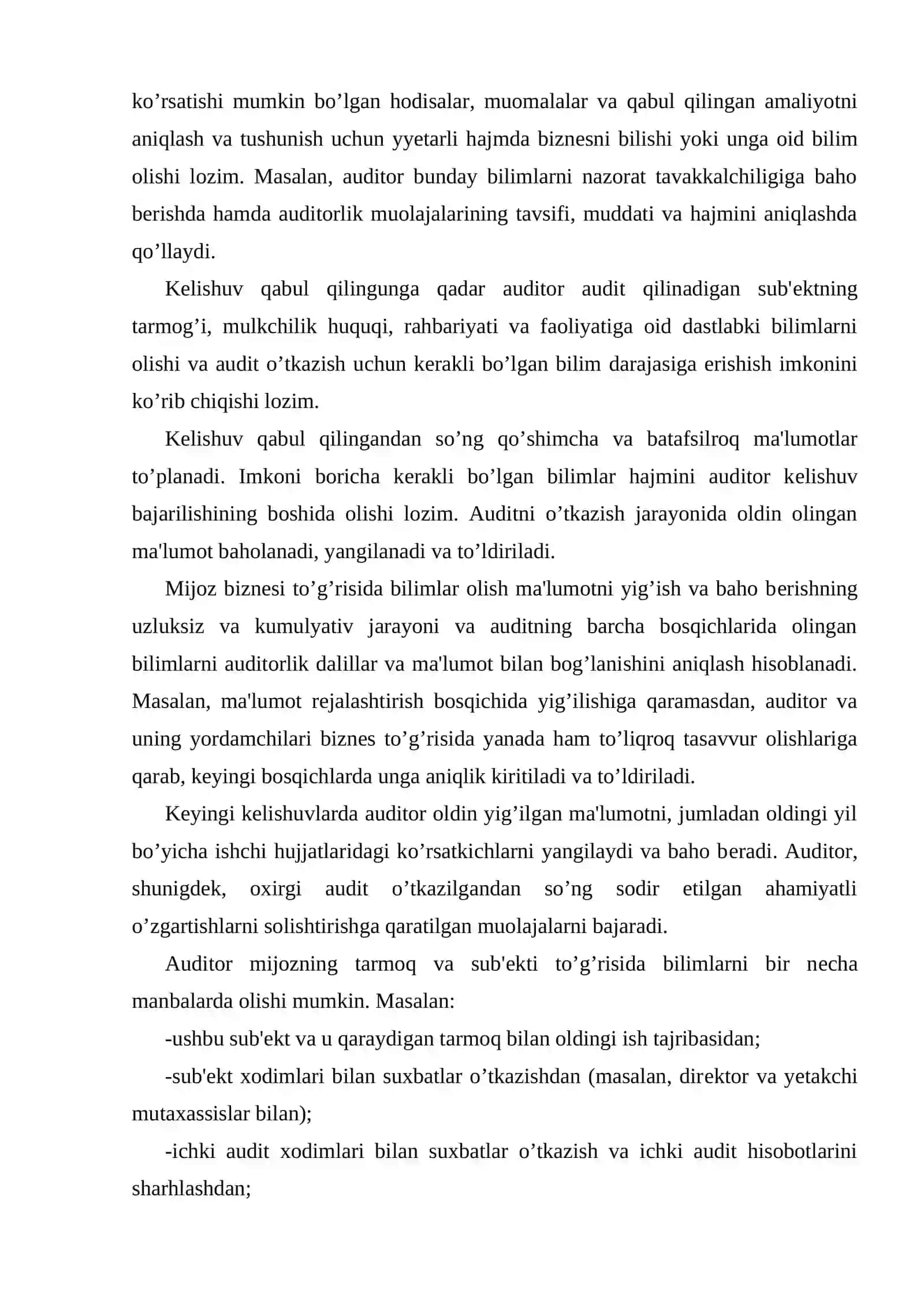 Auditorlik tеkshiruvini tayyorlash 4