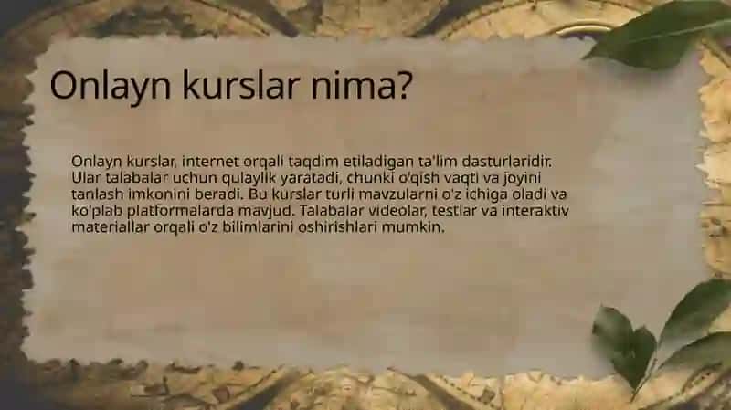 Onlayn Kurslar Platformasi 4