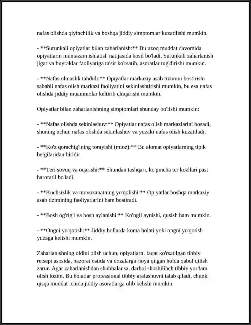 Opiyatlar bilan zaxarlanish 4
